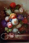 Floral, beautiful classical still life of flowers.103 unknow artist
